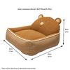 Teddy Bear Dog & Cat Bed for Small Pets – Cozy Plush Pet Sofa with Raised Back, Non-Slip Bottom Teddy Bear Dog & Cat Bed for Small Pets – Cozy Plush Pet Sofa with Raised Back, Non-Slip Bottom